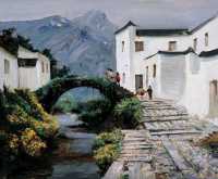 崔开玺 1999年作 古桥